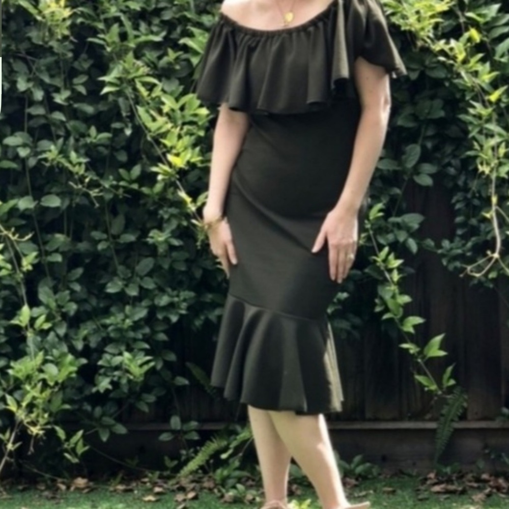 NWT LuLaRoe black Cici dress in M